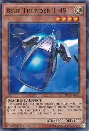 Blue Thunder T-45 [BP03-EN039] Shatterfoil Rare Yu-Gi-Oh!