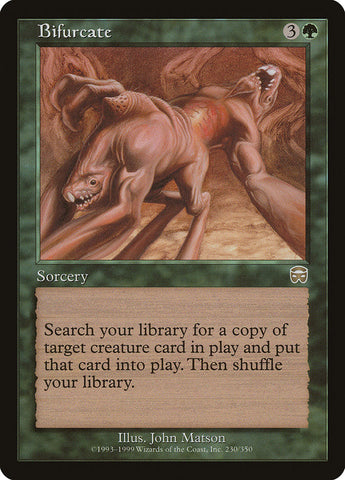 Bifurcate [Mercadian Masques] Magic: The Gathering