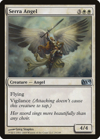 Serra Angel [Magic 2010] Magic: The Gathering