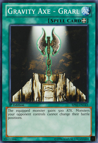 Gravity Axe - Grarl [BP02-EN143] Common Yu-Gi-Oh!