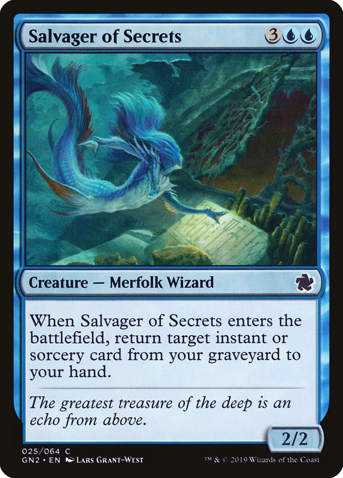 Salvager of Secrets [Game Night 2019] Magic: The Gathering