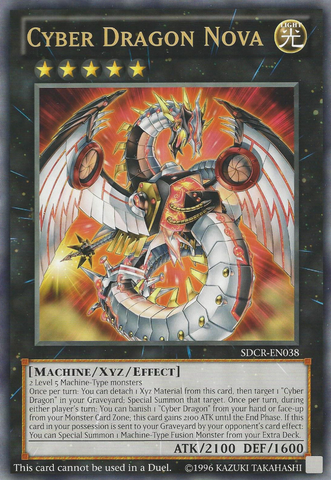 Cyber Dragon Nova (Oversized) (Machine Madness) [SDCR-EN038] Promo