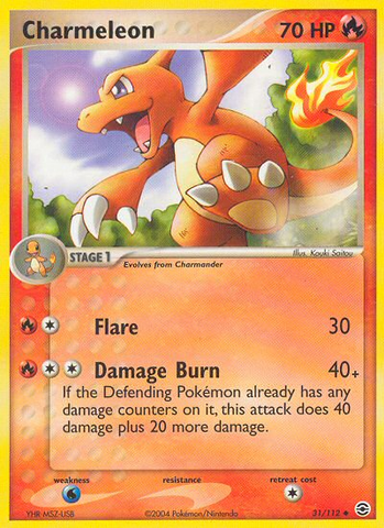 Charmeleon (31/112) [EX: FireRed & LeafGreen] Pokémon
