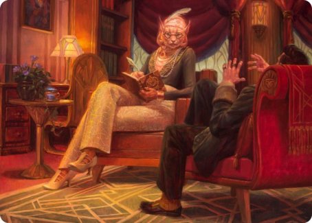 Phabine, Boss's Confidant Art Card [Streets of New Capenna Art Series] Magic: The Gathering