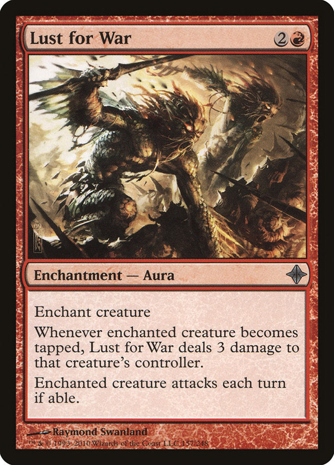 Lust for War [Rise of the Eldrazi] Magic: The Gathering