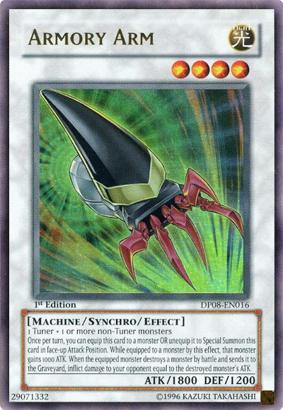 Armory Arm [DP08-EN016] Ultra Rare Yu-Gi-Oh!
