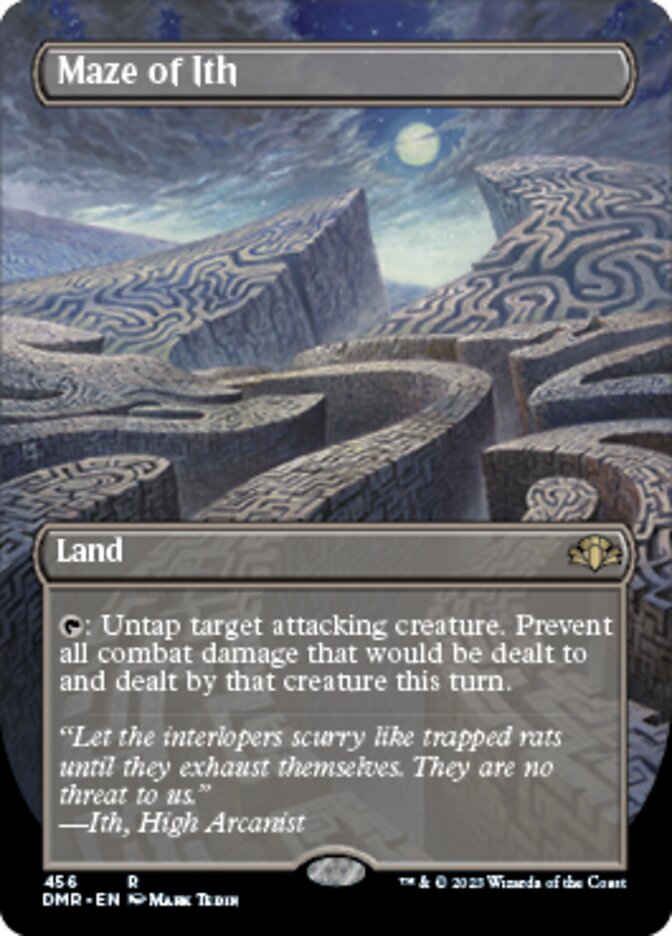 Maze of Ith (Borderless Alternate Art) [Dominaria Remastered] Magic: The Gathering