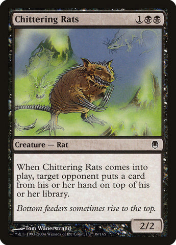Chittering Rats [Darksteel] Magic: The Gathering