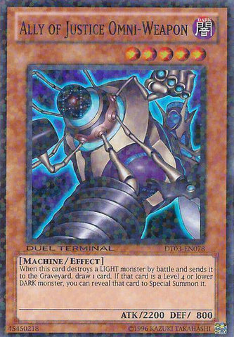Ally of Justice Omni-Weapon [DT03-EN078] Super Rare Yu-Gi-Oh!