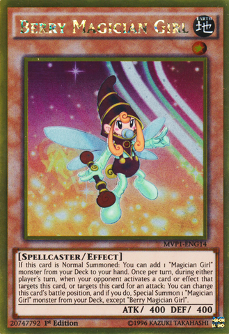Berry Magician Girl [MVP1-ENG14] Gold Rare Yu-Gi-Oh!