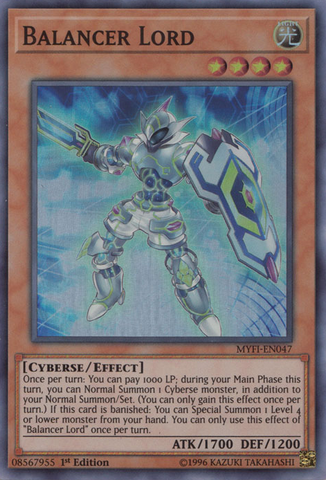 Balancer Lord [MYFI-EN047] Super Rare Yu-Gi-Oh!