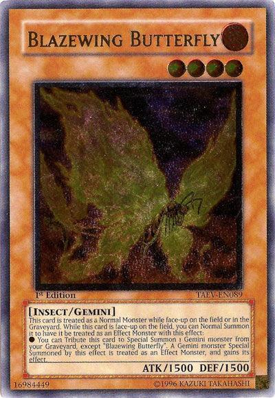 Blazewing Butterfly [TAEV-EN089] Ultimate Rare Yu-Gi-Oh!