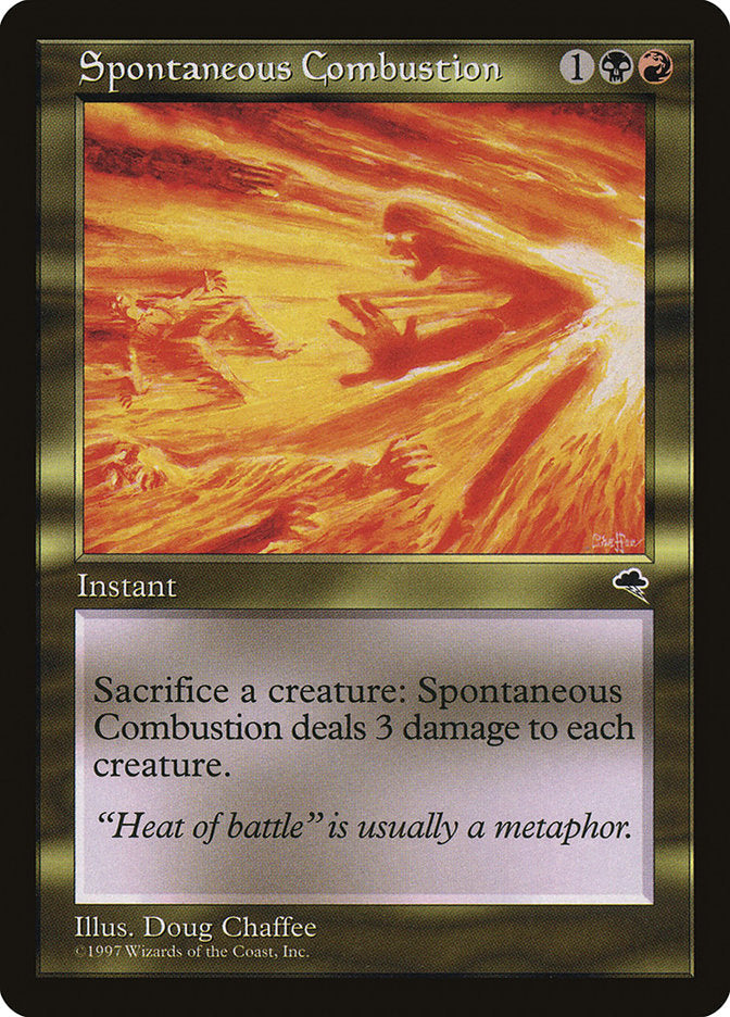 Spontaneous Combustion [Tempest] Magic: The Gathering