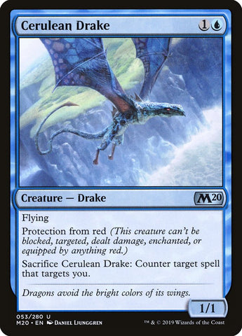 Cerulean Drake [Core Set 2020] Magic: The Gathering