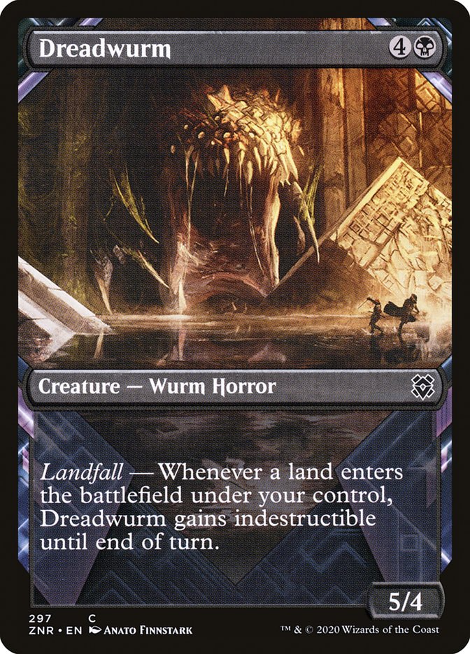 Dreadwurm (Showcase) [Zendikar Rising] Magic: The Gathering