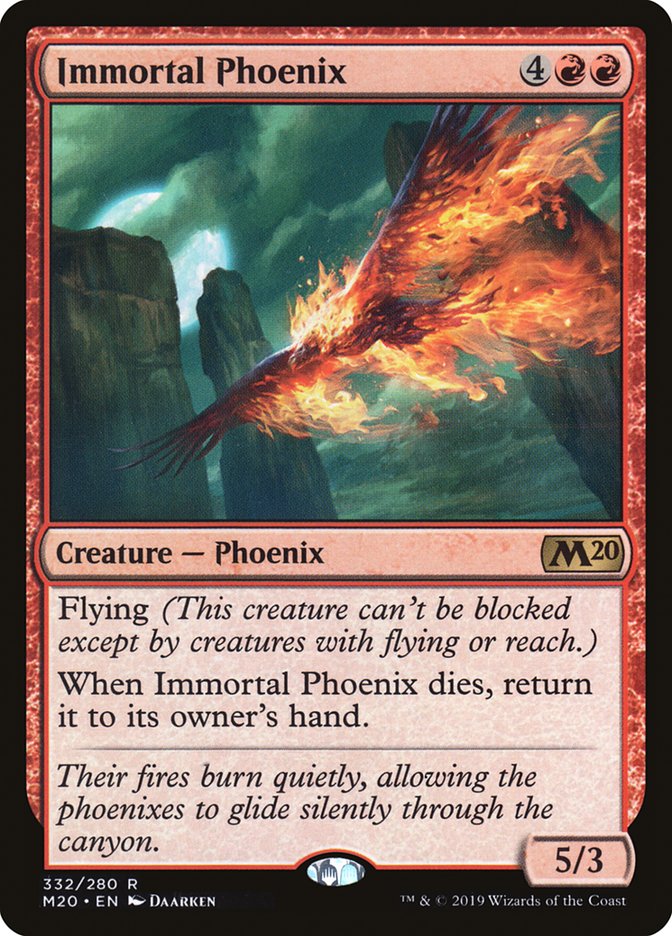 Immortal Phoenix [Core Set 2020] Magic: The Gathering