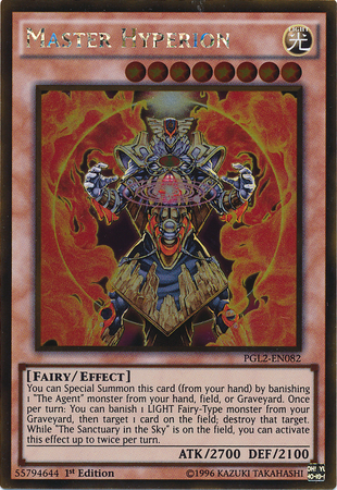Master Hyperion [PGL2-EN082] Gold Rare Yu-Gi-Oh!