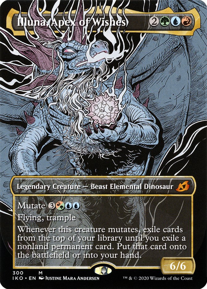 Illuna, Apex of Wishes (Showcase) [Ikoria: Lair of Behemoths] Magic: The Gathering