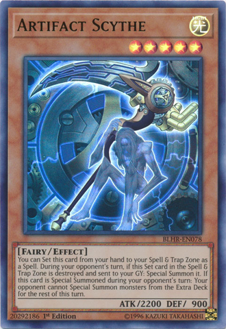 Artifact Scythe [BLHR-EN078] Ultra Rare Yu-Gi-Oh!