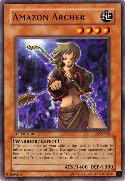 Amazon Archer [LON-032] Common Yu-Gi-Oh!