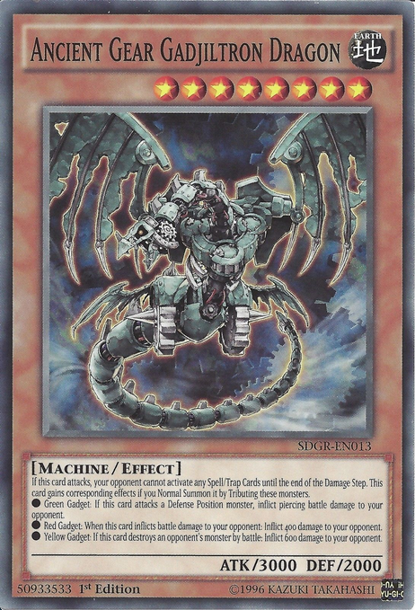 Ancient Gear Gadjiltron Dragon [SDGR-EN013] Common Yu-Gi-Oh!