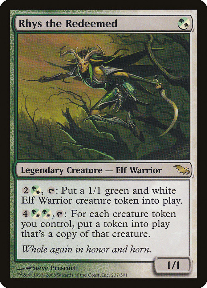 Rhys the Redeemed [Shadowmoor] Magic: The Gathering