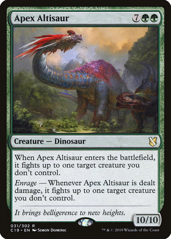 Apex Altisaur [Commander 2019] Magic: The Gathering