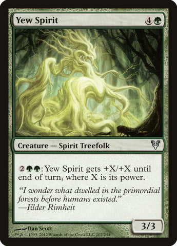 Yew Spirit [Avacyn Restored] Magic: The Gathering