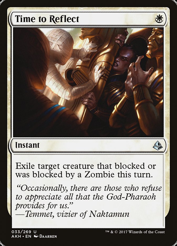 Time to Reflect [Amonkhet] Magic: The Gathering
