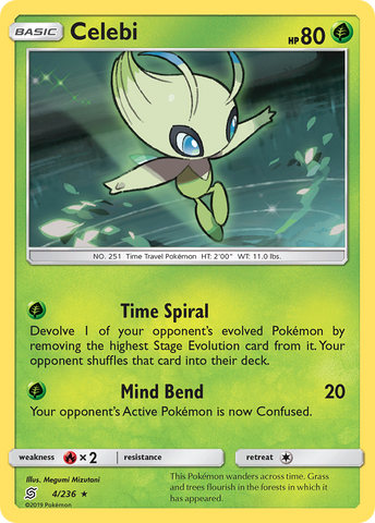 Celebi (4/236) [Sun & Moon: Unified Minds] Pokémon