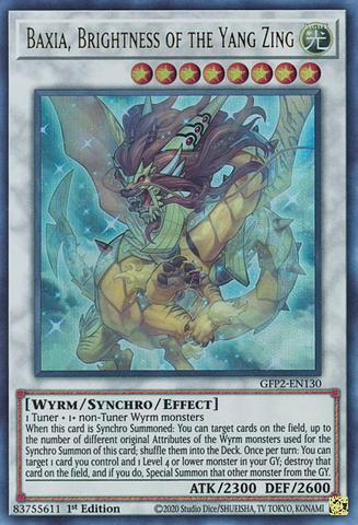 Baxia, Brightness of the Yang Zing [GFP2-EN130] Ultra Rare Yu-Gi-Oh!