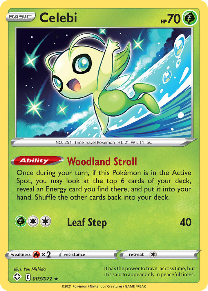 Celebi (003/072) [Sword & Shield: Shining Fates] Pokémon