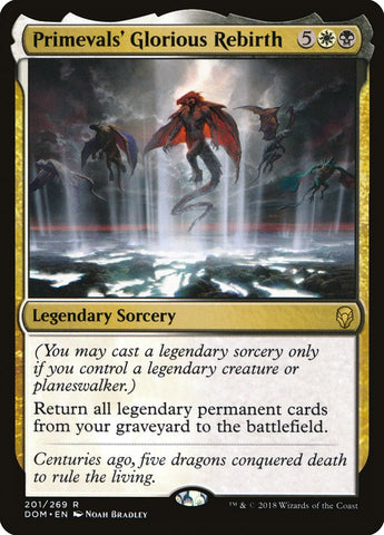 Primevals' Glorious Rebirth [Dominaria] Magic: The Gathering