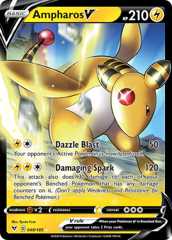 Ampharos V (049/185) [Sword & Shield: Vivid Voltage] Pokémon