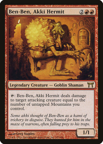 Ben-Ben, Akki Hermit [Champions of Kamigawa] Magic: The Gathering