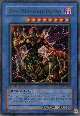 The Masked Beast [LON-001] Ultra Rare Yu-Gi-Oh!
