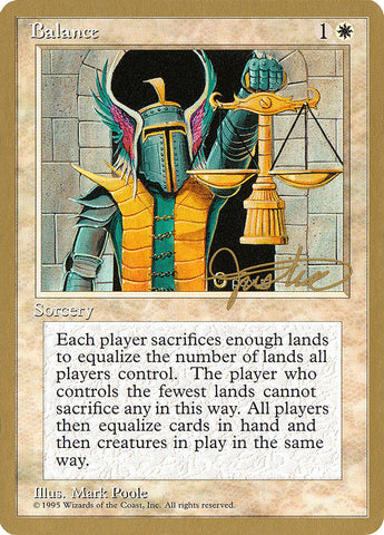 Balance (Mark Justice) [Pro Tour Collector Set] Magic: The Gathering