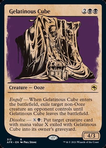 Gelatinous Cube (Showcase) [Dungeons & Dragons: Adventures in the Forgotten Realms] Magic: The Gathering