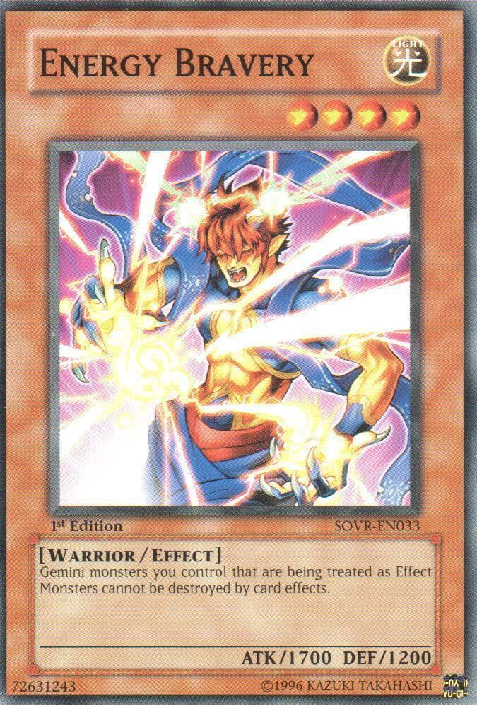 Energy Bravery [SOVR-EN033] Common Yu-Gi-Oh!