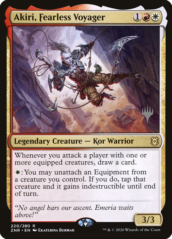 Akiri, Fearless Voyager (Promo Pack) [Zendikar Rising Promos] Magic: The Gathering
