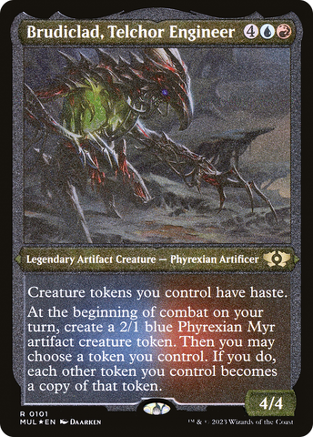 Brudiclad, Telchor Engineer (Foil Etched) [Multiverse Legends] Magic: The Gathering