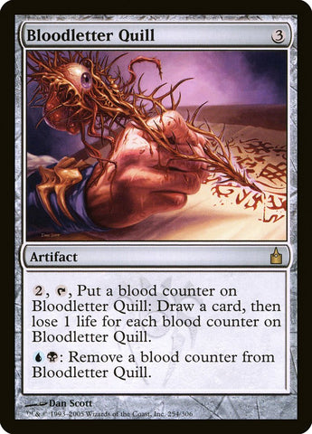 Bloodletter Quill [Ravnica: City of Guilds] Magic: The Gathering