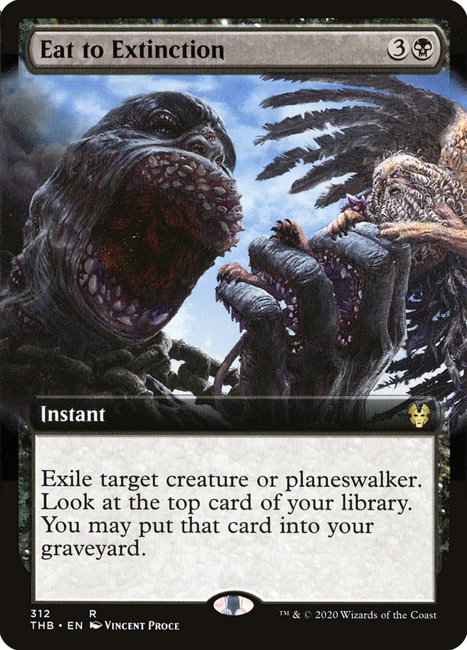 Eat to Extinction (Extended Art) [Theros Beyond Death] Magic: The Gathering