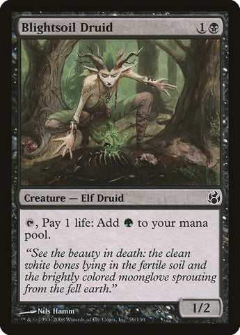 Blightsoil Druid [Morningtide] Magic: The Gathering