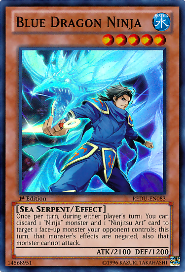Blue Dragon Ninja [REDU-EN083] Super Rare Yu-Gi-Oh!