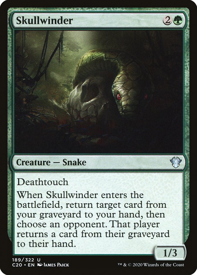 Skullwinder [Commander 2020] Magic: The Gathering