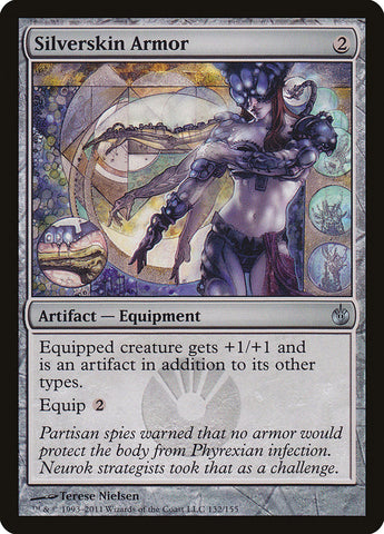 Silverskin Armor [Mirrodin Besieged] Magic: The Gathering