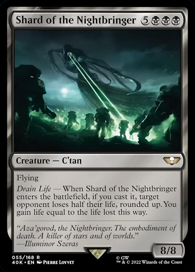 Shard of the Nightbringer (Surge Foil) [Warhammer 40,000] Magic: The Gathering