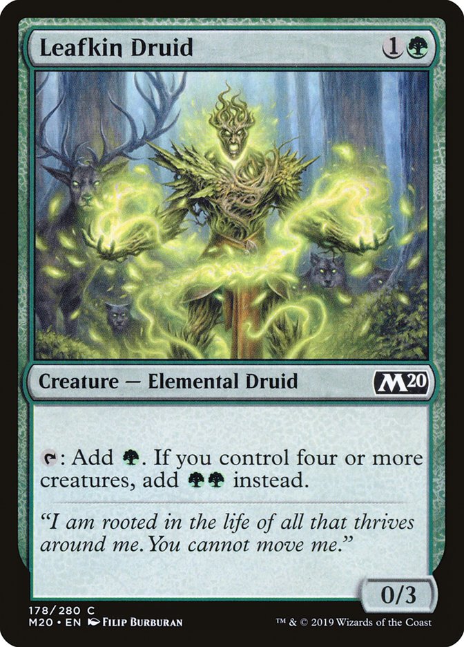 Leafkin Druid [Core Set 2020] Magic: The Gathering