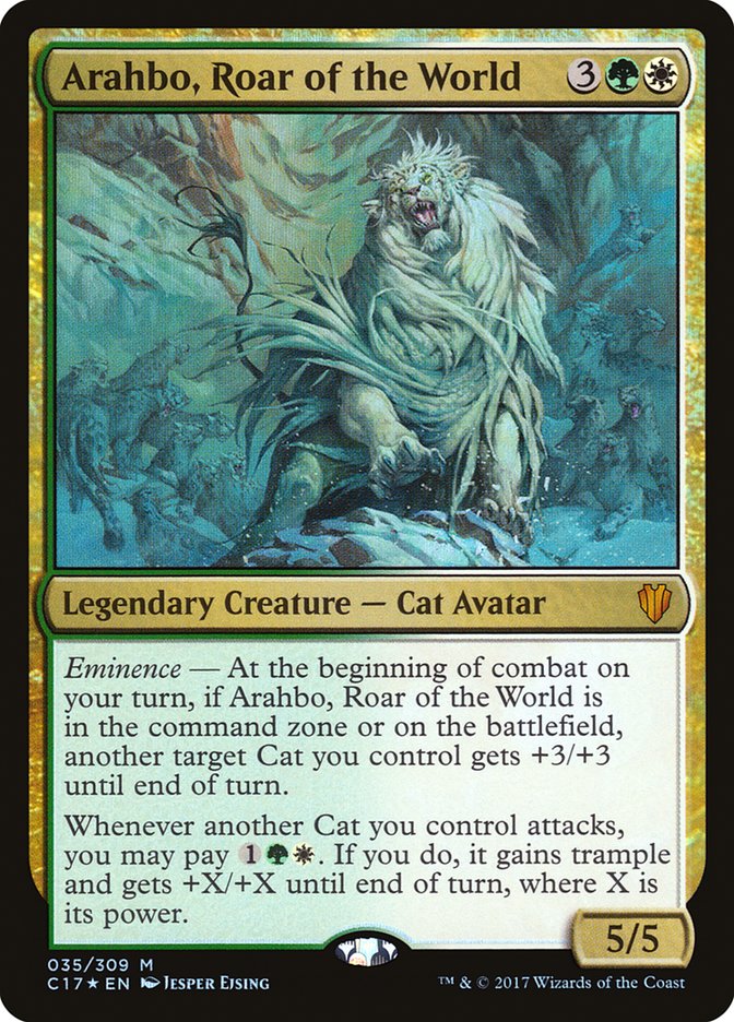 Arahbo, Roar of the World [Commander 2017] Magic: The Gathering